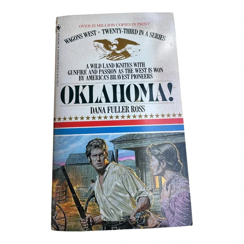 Oklahoma! Wagons West Series #23 by Dana Fuller Ross (1989) Mass Market